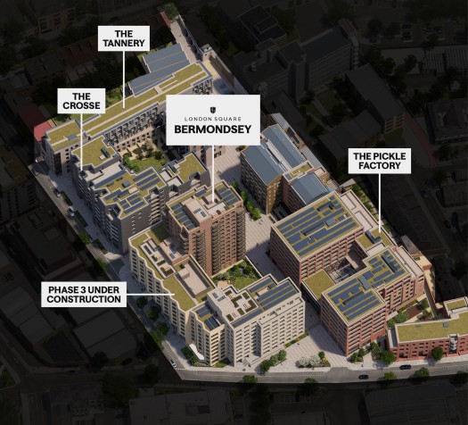 siteplan of the Pickle Factory